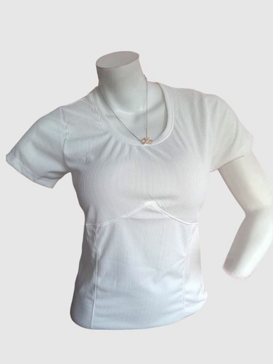[M24BL01] Blusa en bb rip cuello